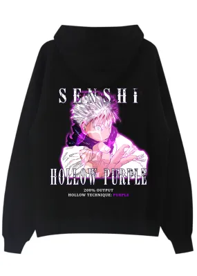 200% HOLLOW PURPLE HOODIE