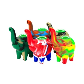 4.5" Elephant Silicone Hand Pipe