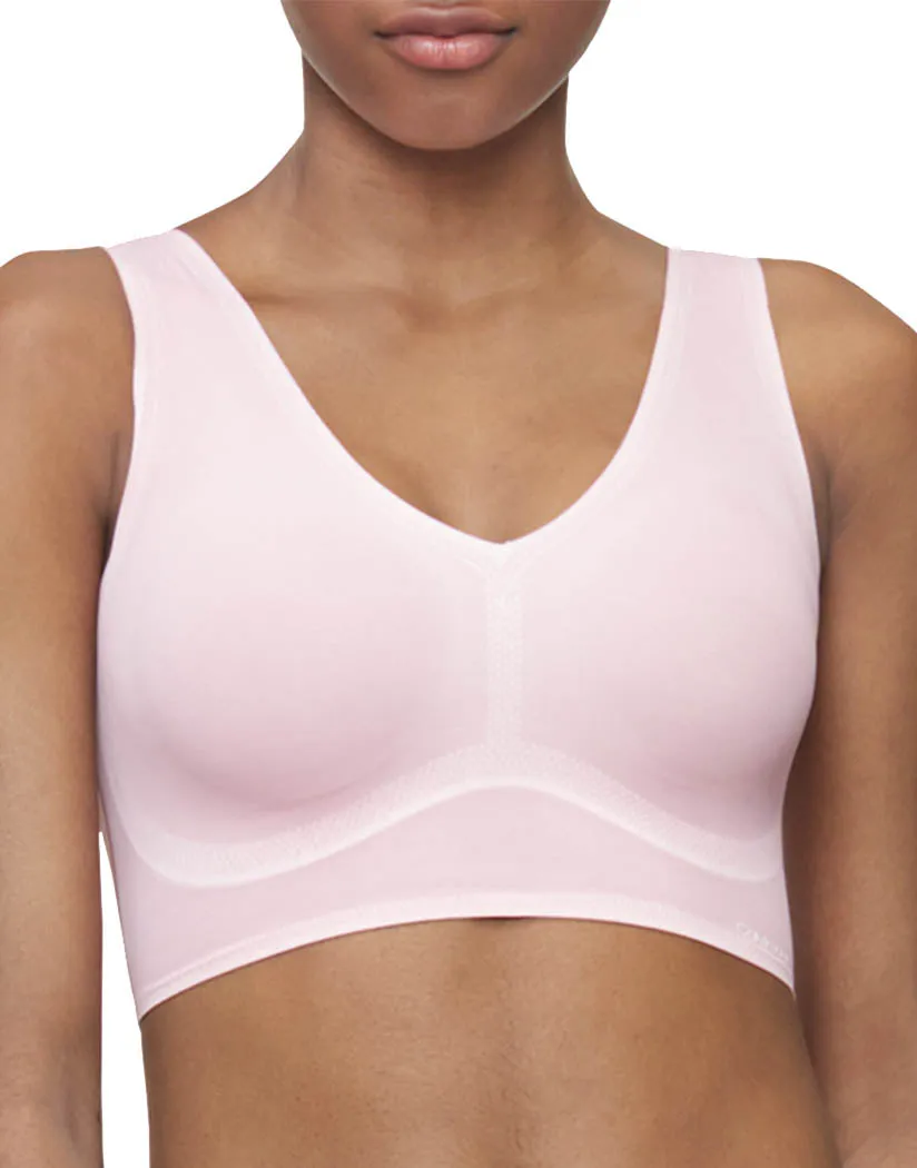 Calvin Klein Women Invisibles V-Neck Bralette Allurish Blush QF4708