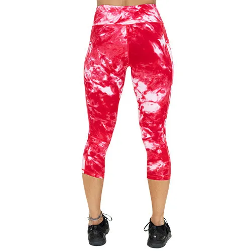 Dye Hard Leggings | Red