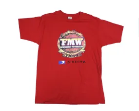 FMW ENTERTAINMENT RED T-SHIRT LG