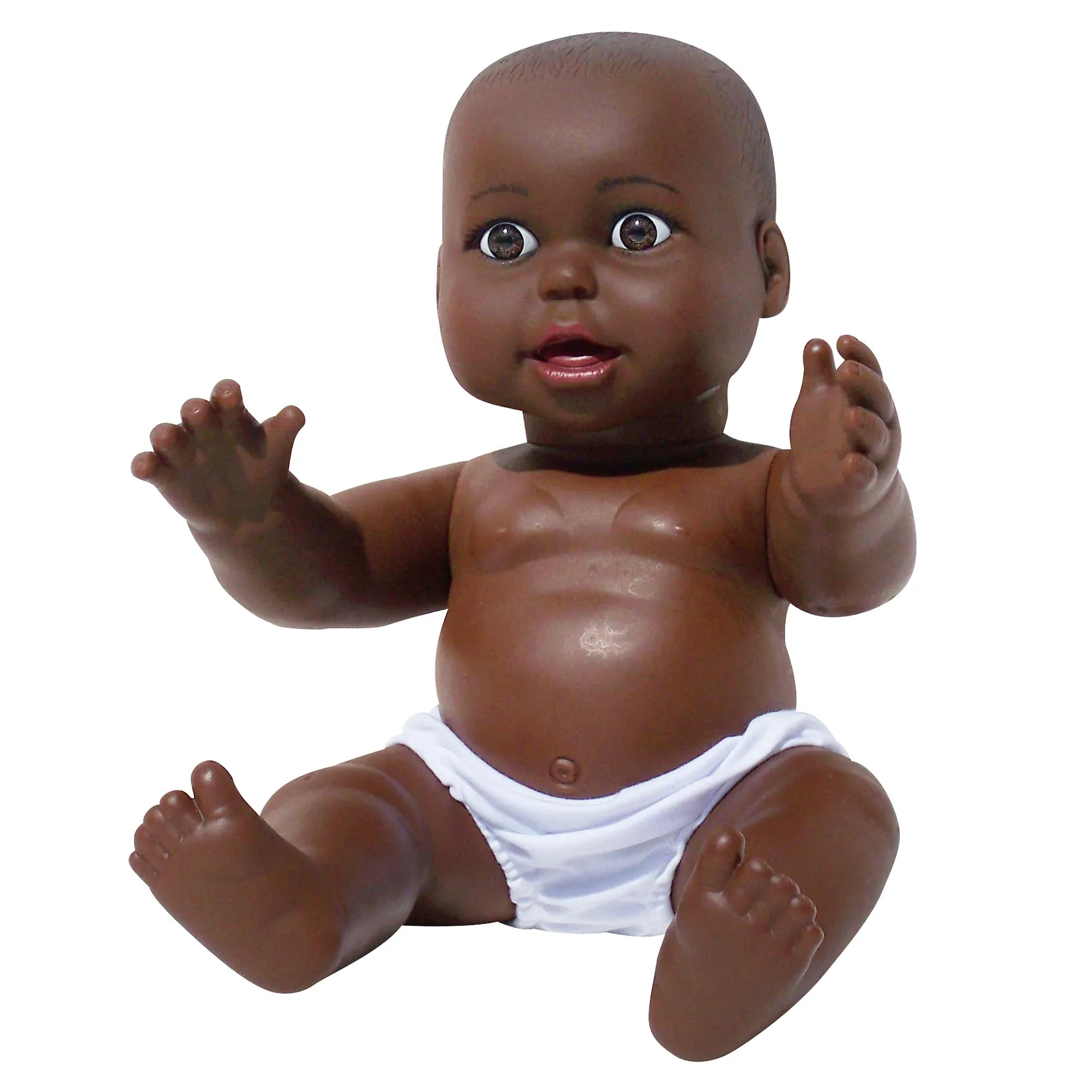 Get Ready Kids Large Vinyl Gender Neutral African American Doll (discontinued)