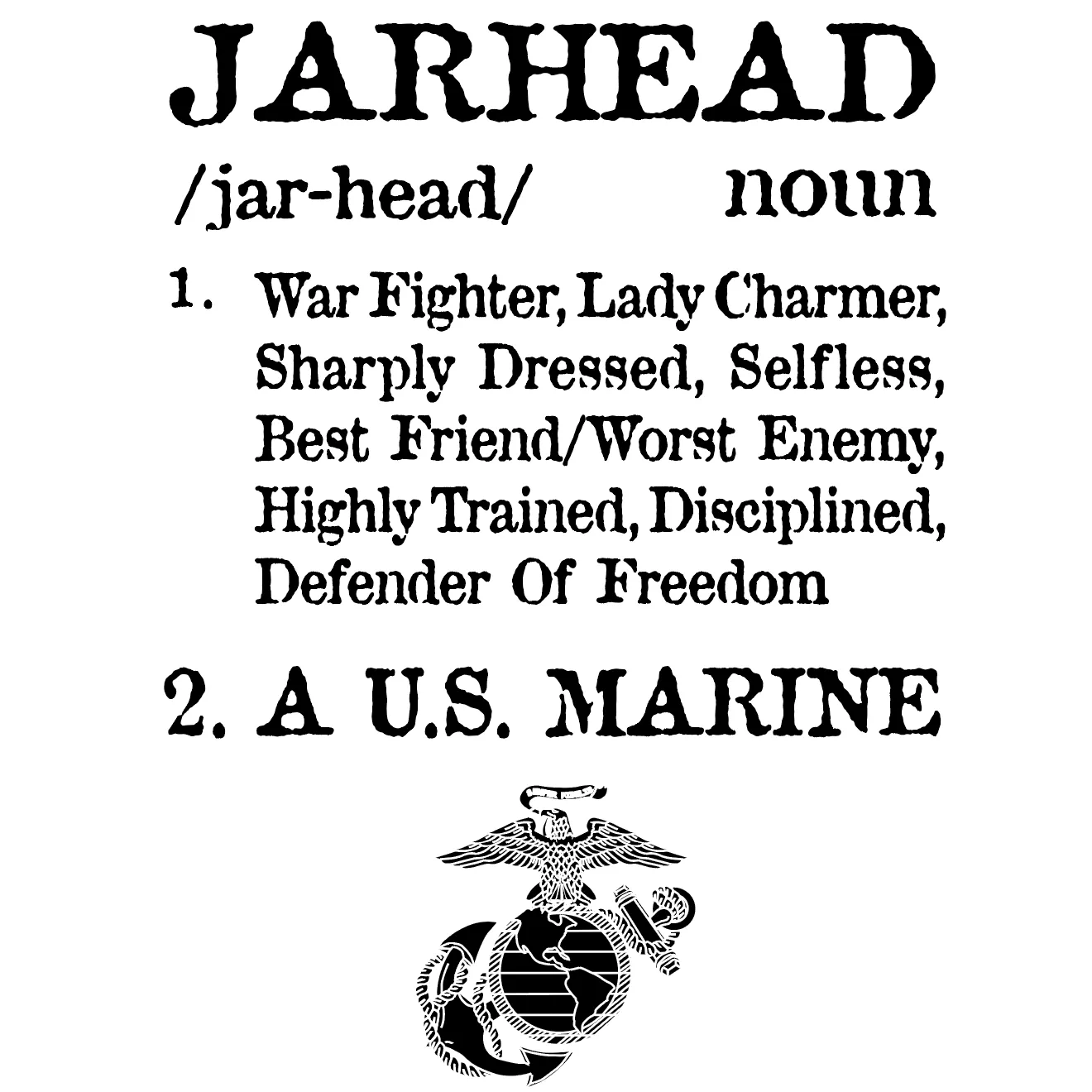 Jarhead 2-Sided Hoodie