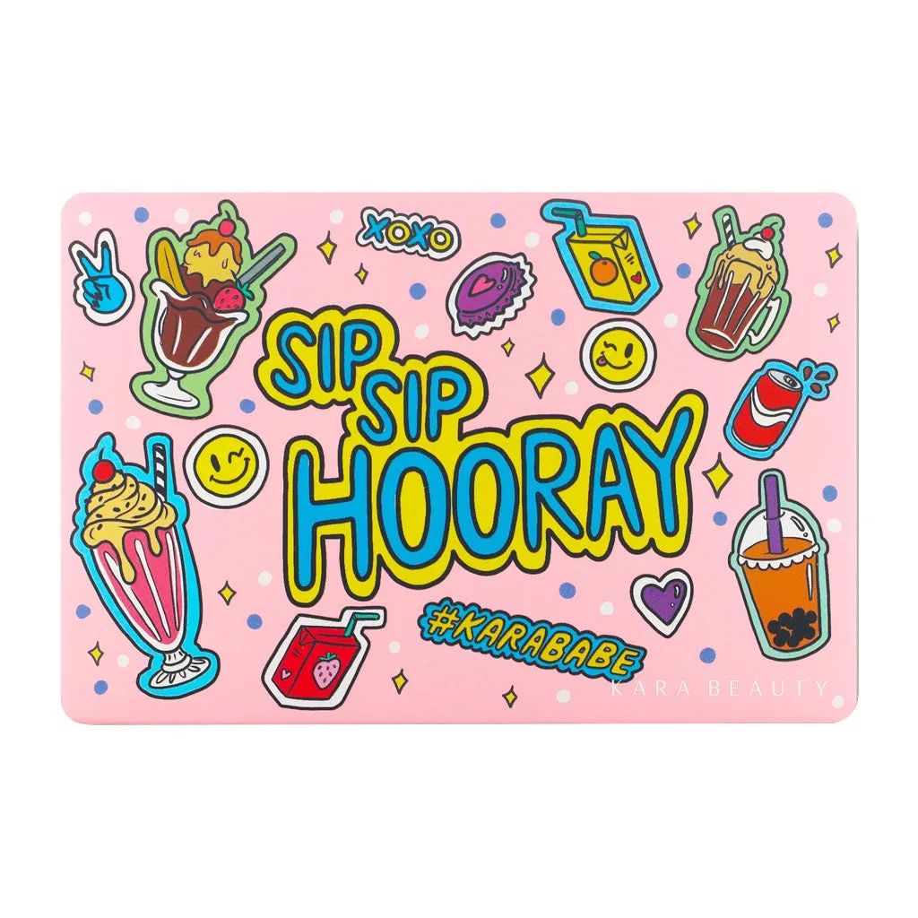 KARA Sip Sip Hooray Paleta de Sombras 15 Tonos