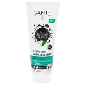 Pasta Dental Menta Sin Fluor Bio Vegan  Sante