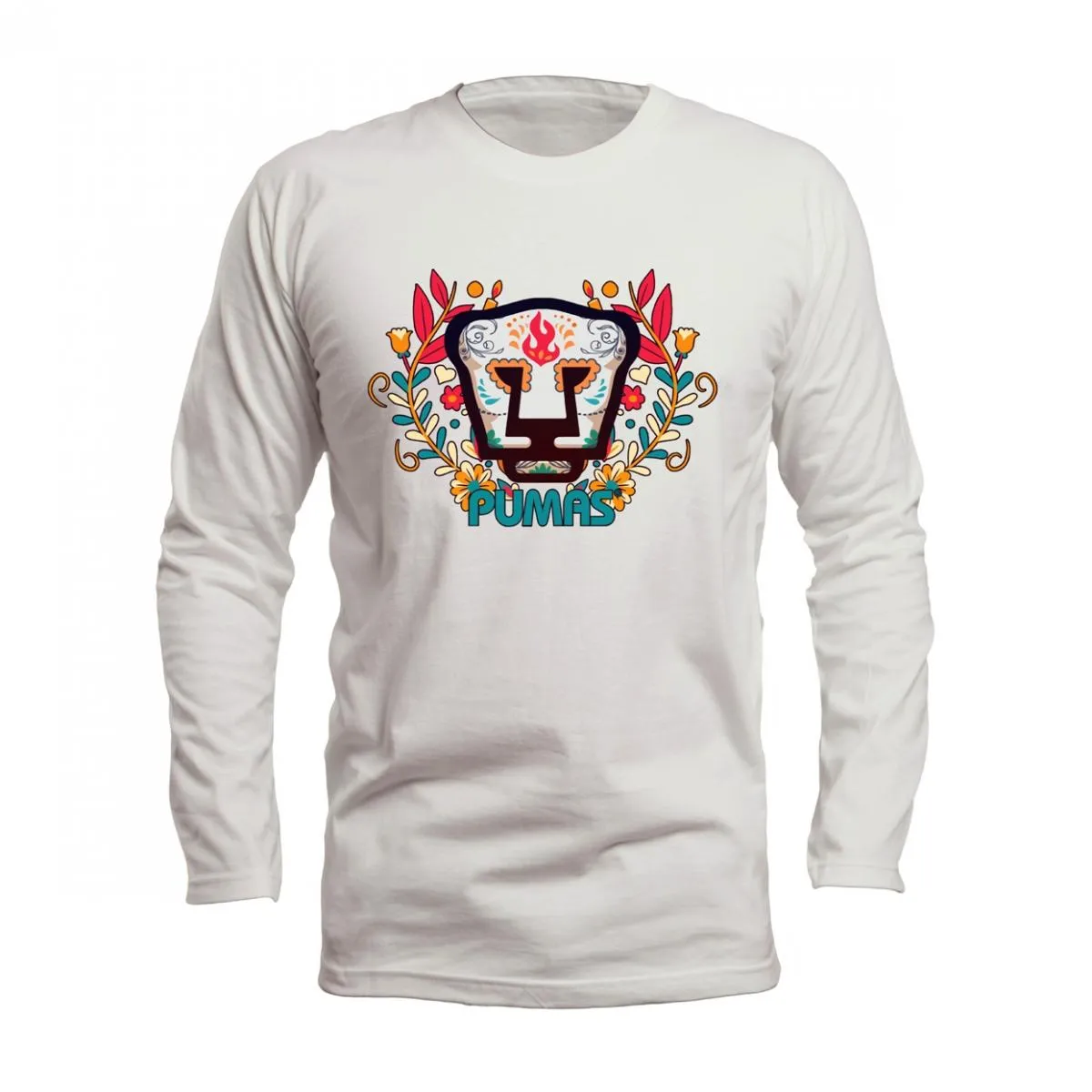 Playera Pumas UNAM Hombre Día de Muertos Manga Larga OD76651