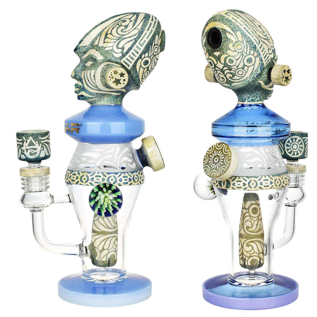 Pulsar Hieroglyph Series High Priestess Water Pipe 11"