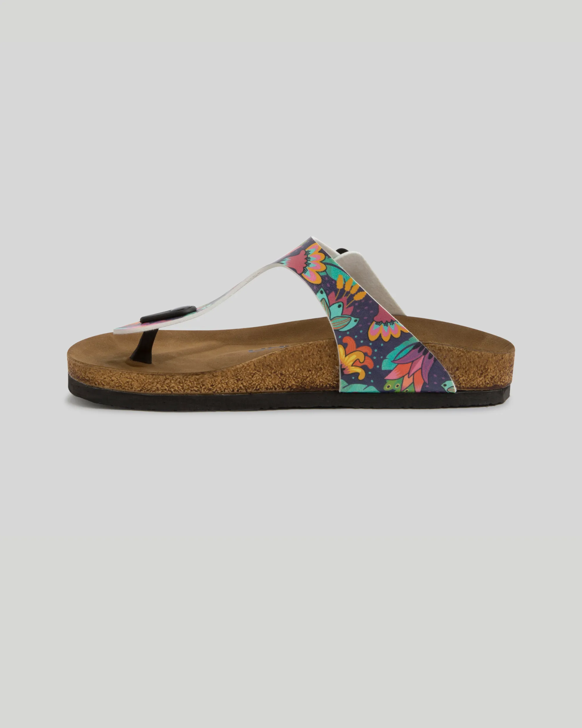 Sandalias Muchas Flores de Colores