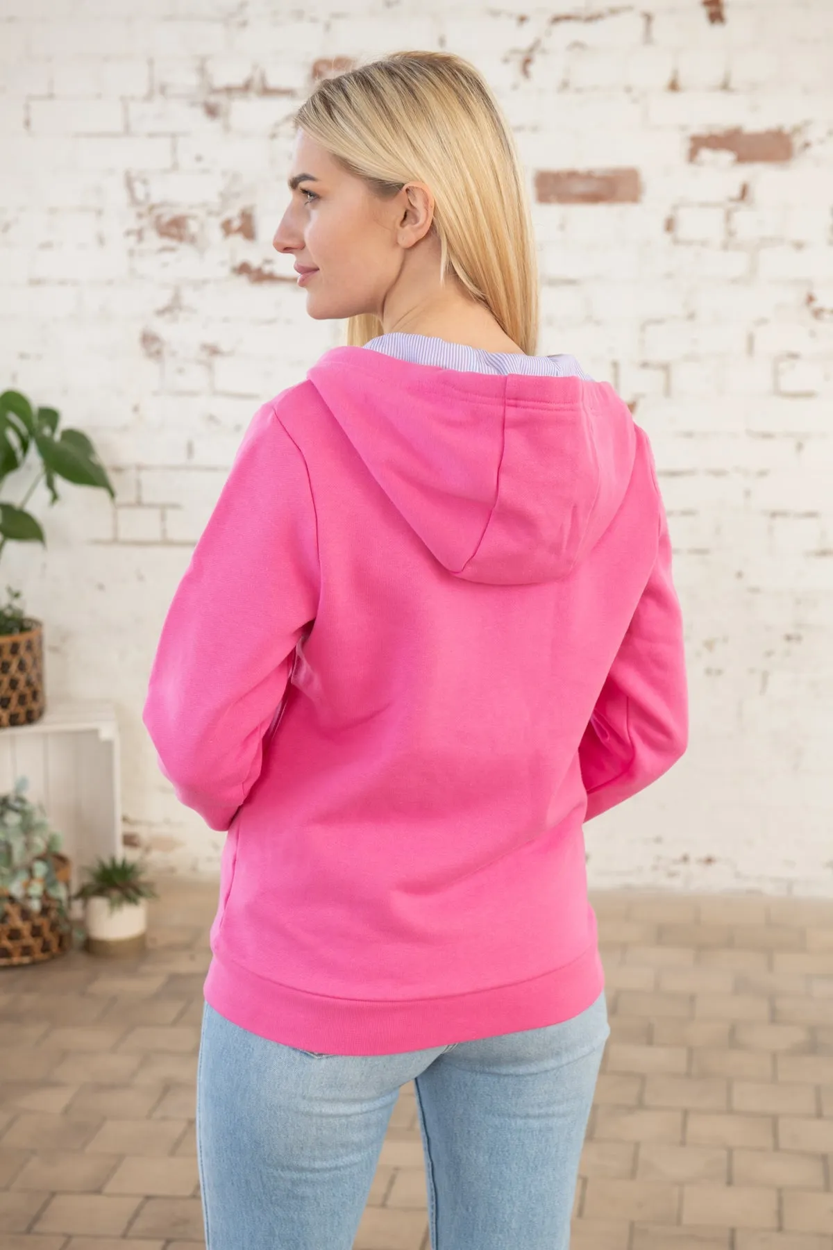 Strand Hooded Top - Azalea Pink