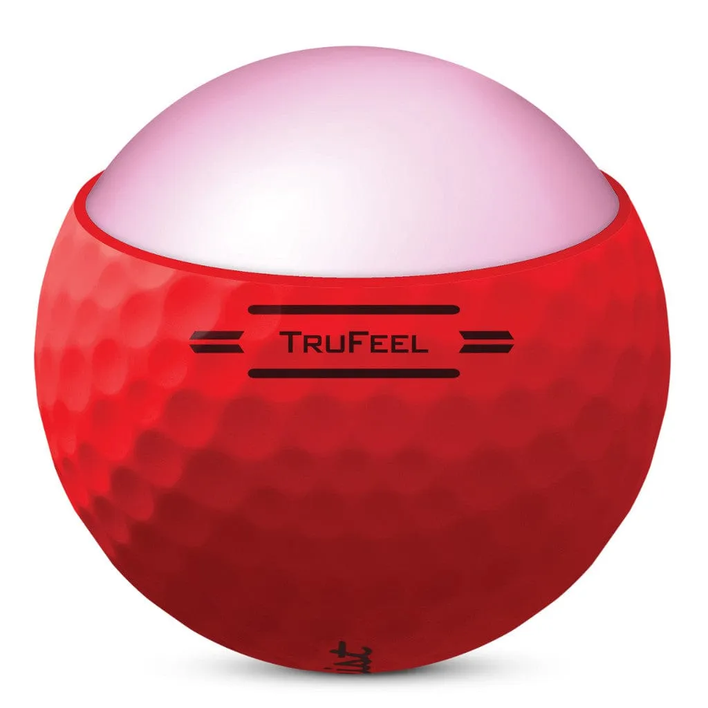 Titleist Trufeel Golfballen - Matte Rood