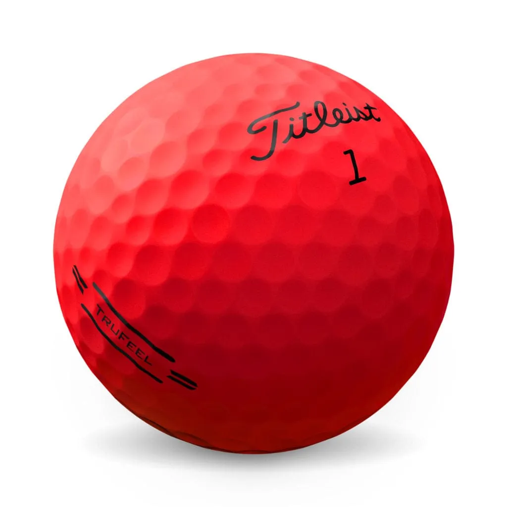 Titleist Trufeel Golfballen - Matte Rood